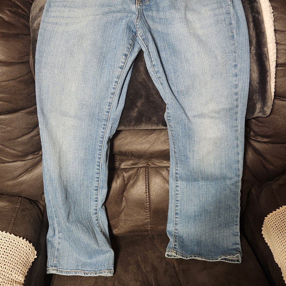 Old Navy Women's Straight Leg Jeans - Light Blue